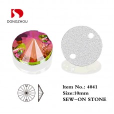 DZ 4041 10 mm  rivoli  shape crystal  flat back stone 